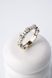 925 Sterling Silver Ring with Gold Plating and Cubic Zirconia