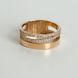 Ring in 14K/585 Rose Gold with Cubic Zirconia