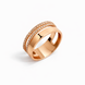 Ring in 14K/585 Rose Gold with Cubic Zirconia