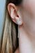 925 Sterling Silver Drop Heart Earrings with Cubic Zirconia