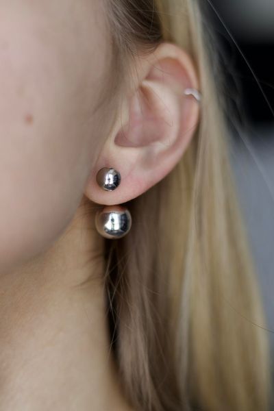 Sterling Silver Stud Earrings "Balls"