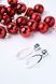 925 Sterling Silver Drop Earrings with Blue Crystals
