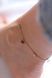 Butterfly Ankle Bracelet in 14K/585 Rose Gold