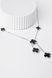 925 Sterling Silver Clover Necklace with Onyx