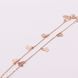 Butterfly Ankle Bracelet in 14K/585 Rose Gold