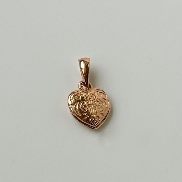 Heart Pendant in 14K/585 Rose Gold