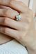 925 Sterling Silver Ring with Mother of Pearl and Cubic Zirconia