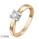 Ring in 14K Rose Gold with Diamond