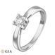 Ring in 14K White Gold with Diamond