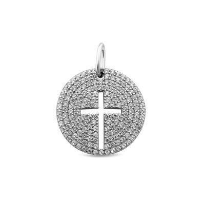 925 Sterling Silver Pendant with Cubic Zirconia