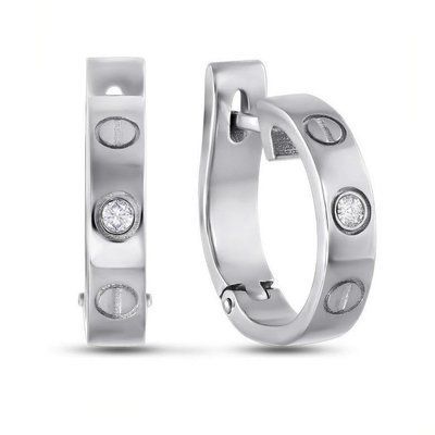 925 Sterling Silver Hoop Earrings