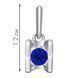 Pendant in 14K White Gold with Sapphire