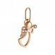 Angel Pendant in 14K Rose Gold with Cubic Zirconia