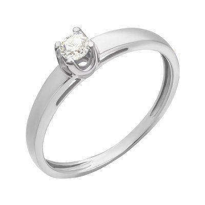 Ring in 14K White Gold with Diamond