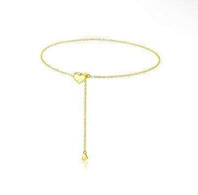 Heart Bracelet in 14K Yellow Gold