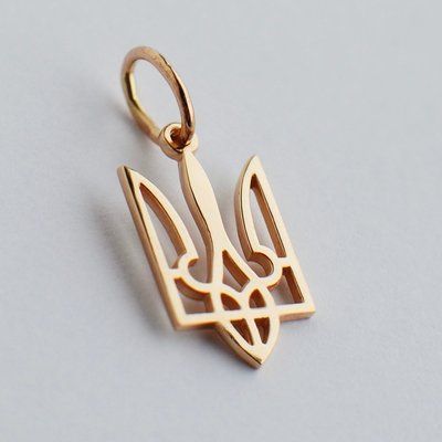 Tryzub in 14K Rose Gold