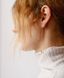 Theard Earrings in 14K Yellow Gold with Pearl