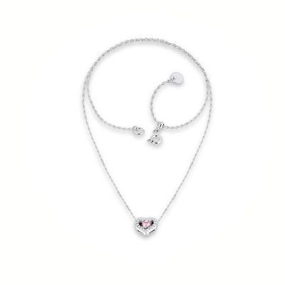 Heart Necklace with Cubic Zirconia