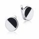 925 Sterling Silver Lever Back Earrings with Enamel