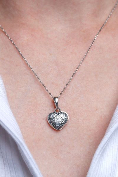 925 Sterling Silver Heart Pendant