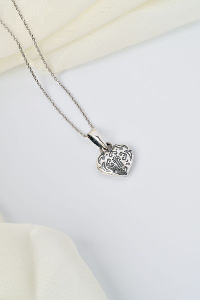 925 Sterling Silver Heart Pendant