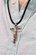 925 Sterling Silver Cross Necklace with Gold Plated Jesus