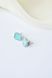925 Sterling Silver Stud Clover Earrings with Turquoise