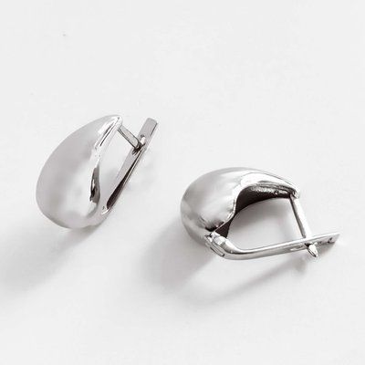 925 Sterling Silver Lever Back "Drop" Earrings