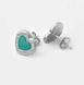 925 Sterling Silver Stud Earrings with Enamel