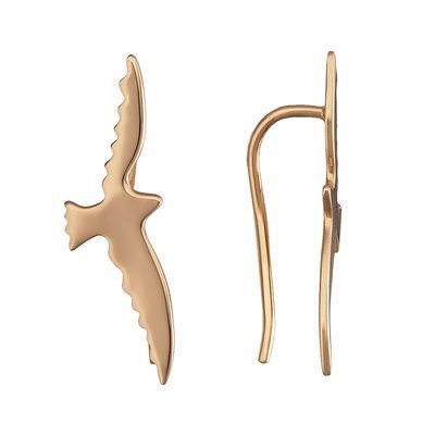 Ear Climber in 14K Rose Gold