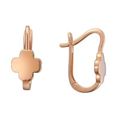 Lever Back Earrings in 14K Rose Gold