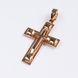 Cross in 14K/585 Rose and White Gold