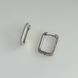 925 Sterling Silver Hoop Earrings with Cubic Zirconia