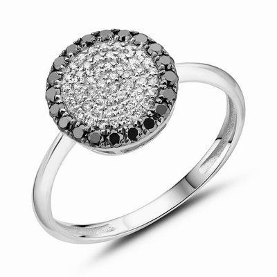 Ring in 14K White Gold with Diamonds