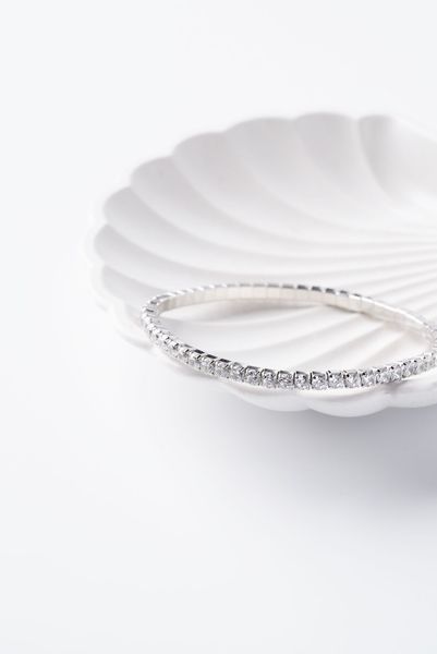 925 Sterling Silver Bracelet with Cubic Zirconia