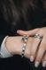 Sterling Silver Bracelet with Enamel and Cubic Zirconia