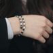 Sterling Silver Bracelet with Enamel and Cubic Zirconia