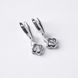 925 Sterling Silver Drop Earrings with Cubic Zirconia