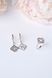 925 Sterling Silver Drop Clover Earrings with Mother of Pearl and Cubic Zirconia