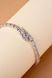 925 Sterling Silver Snake Bracelet with Cubic Zirconia