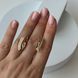 Lever Back Earrings in 14K/585 Rose Gold with Cubic Zirconia