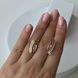 Lever Back Earrings in 14K/585 Rose Gold with Cubic Zirconia